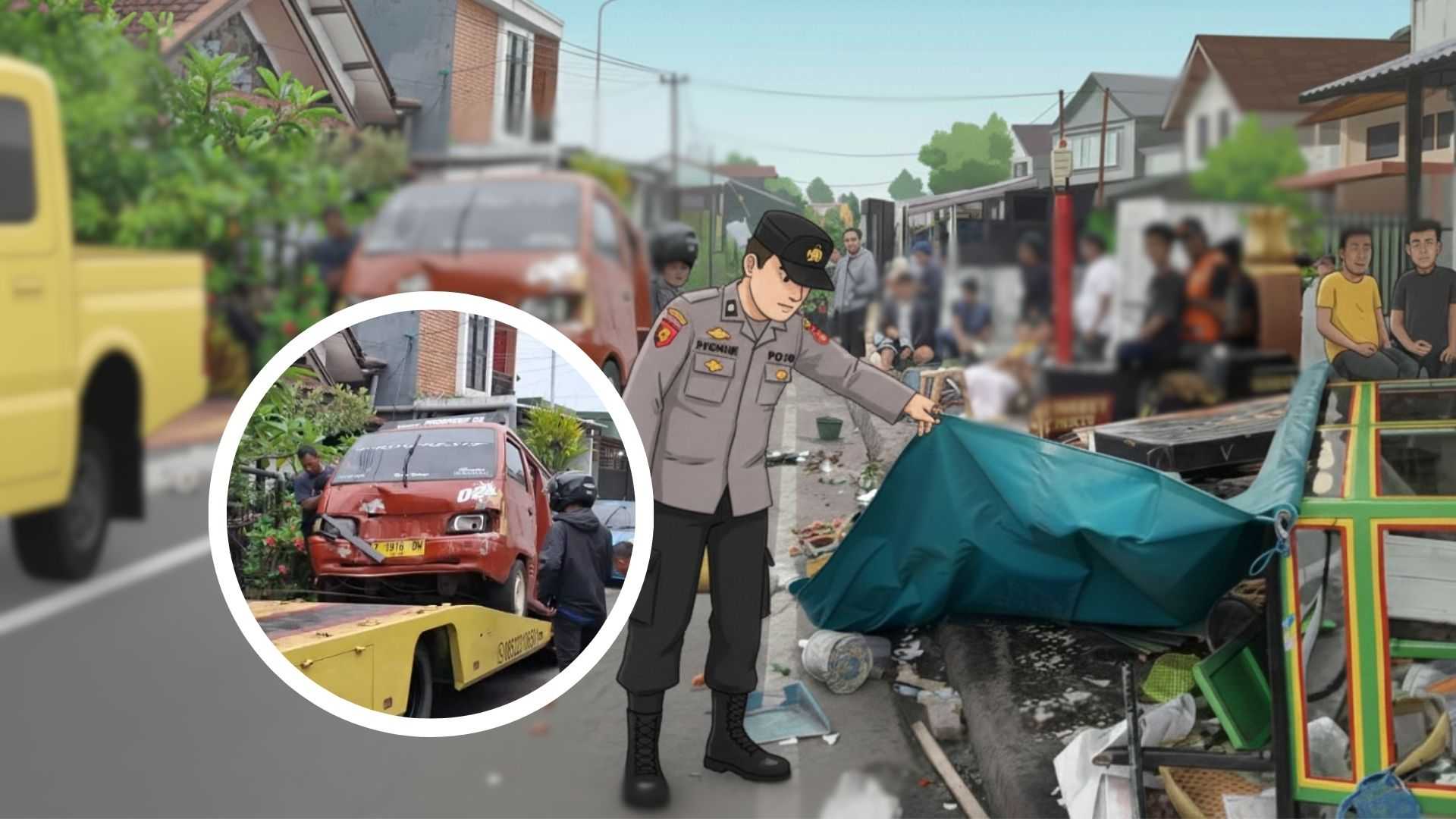 Kronologi Angkot Tabrak Penjual Lotek dan Rujak di Jalan Cimanuk Hingga Kondisi Terkini Korban Saat Dijenguk Wabup